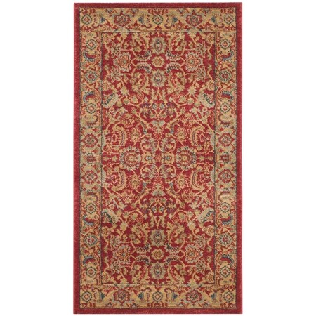 Safavieh Mahal Rectangle Area Rug, Red and Natural - 10 x 14 ft. MAH699A-10